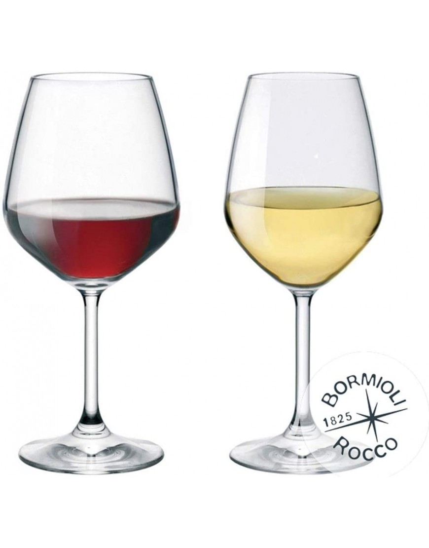 Collection Divino Bormioli Rocco Lot de 12 verres à vin – 6 Divino Rouge 53 cl + 6 Divino Blanc 44 cl élégance à table - B873KTVSO