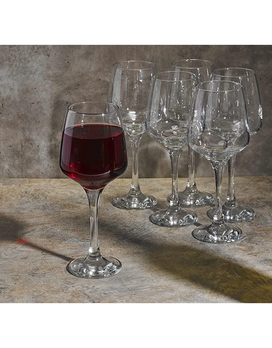 Homiu Florence Collection Lot de 12 grands verres à vin à tige longue 400 ml - B81Q4VPLA