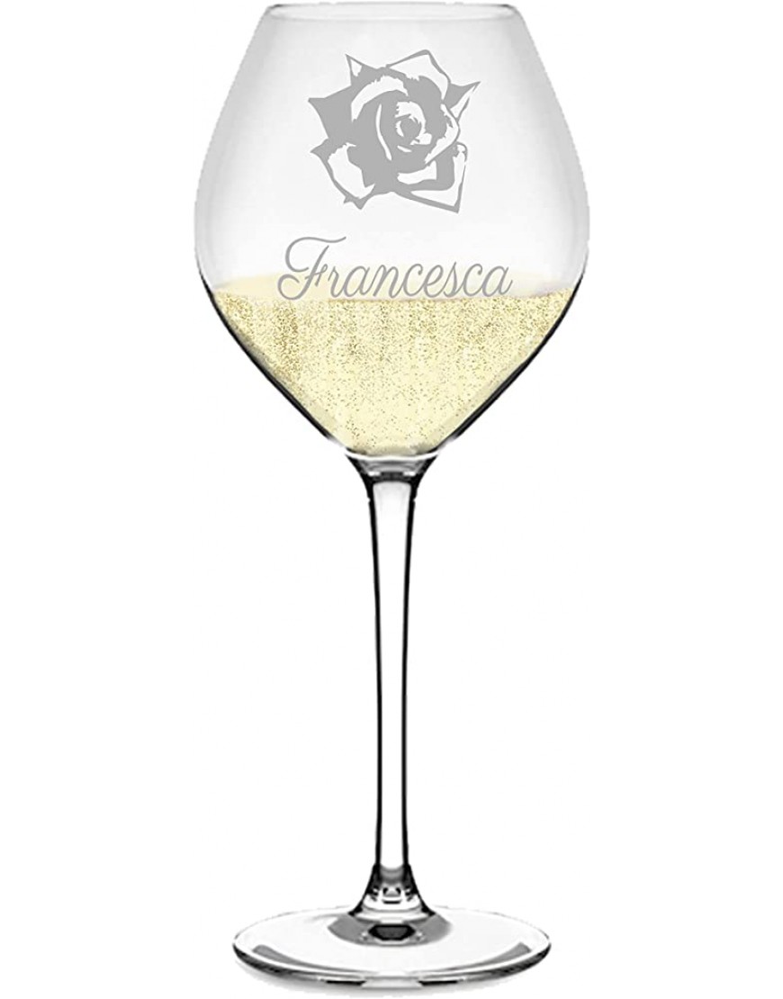 MASTERLASER3.0 Verre à vin personnalisé mousseux prosecco et coupe à champagne gravé personnalisable avec nom initiales date et différents caractères. Idée cadeau - B7DK1JRHF