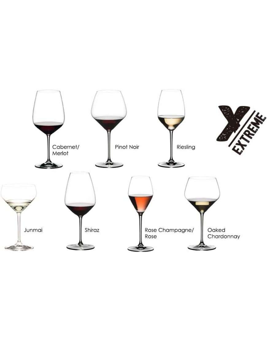 RIEDEL Extreme Riesling Kauf 4 Zahl 3 Rotweinglas Weißweinglas Weinglas Hochwertiges Glas 460 ML 4411 15 - B826MWXXT