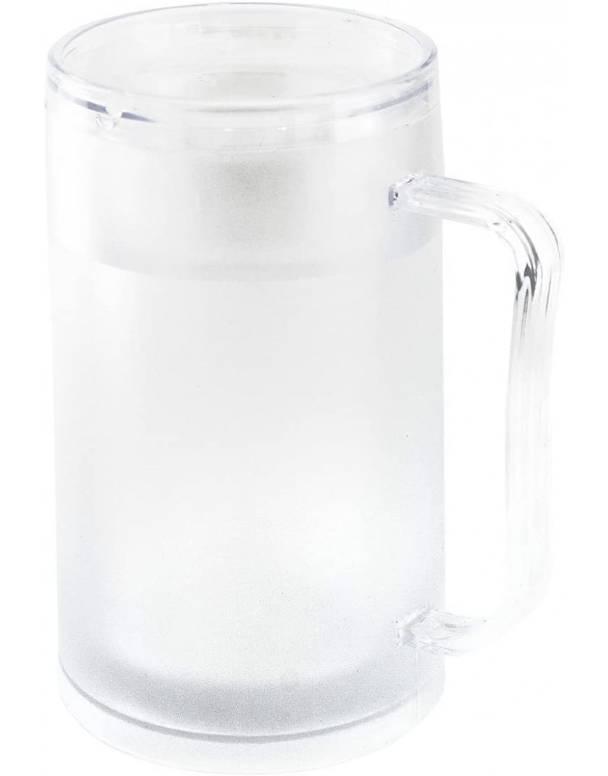 Chope de bière pour la congélation : Mug à glace Mug à glace 0,4 litre 400 ml verre à boire avec batterie de refroidissement pour boissons glacées en permanence 1 Verre de bière - BK2A7OCSH
