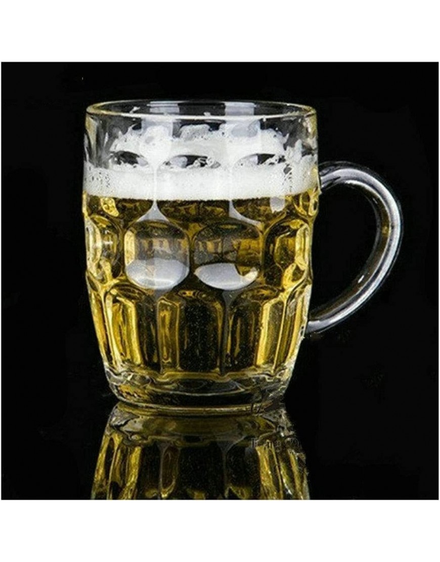Tasse à eau élégante et portable Tasse à café en céramique tasse à boire tasse à ananas verre résistant à la chaleur avec poignée de main chope à bière grande capacité et petite capacité ronde transpa - BEQJNZDPX