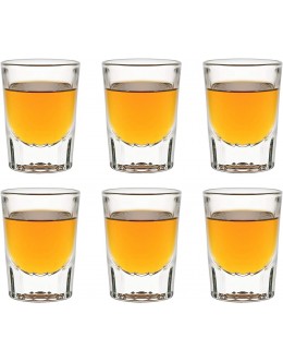 Libbey Verre Fluted Whiskey 59 ml 5,9 cl 6 pièces Verre à apéritif Vont au lave-vaisselle - BHBKNOUJS