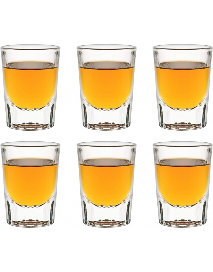 Libbey Verre Fluted Whiskey 59 ml 5,9 cl 6 pièces Verre à apéritif Vont au lave-vaisselle - BHBKNOUJS