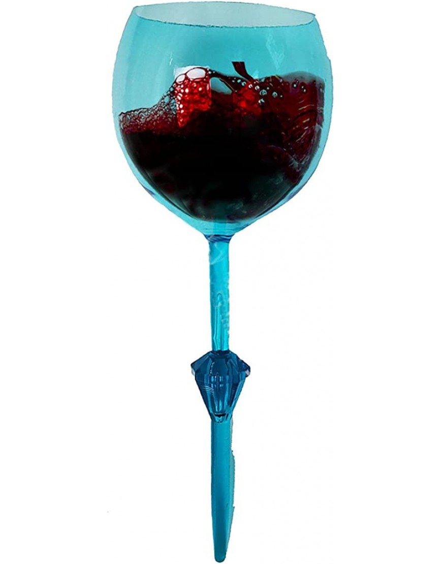 Hearthxy Verres à vin flottants pour Piscine Beach Acrylique Résistant à la Casse Verre à vin incassable pour vin Rouge et Blanc Le jus la verrerie de Cuisine Le Sable la terrasse - B938BLLZZ