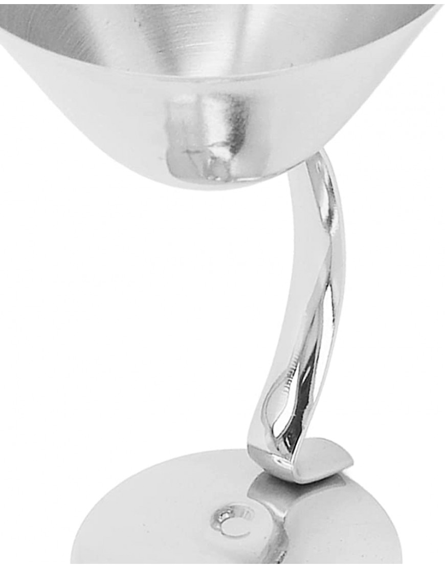 Ensemble de verres à Martini 2 verres à Cocktail en métal Verres à Martini incassables en acier inoxydable Gobelets à Martini Verres à boire VerrerieArgent - B378QFNJL