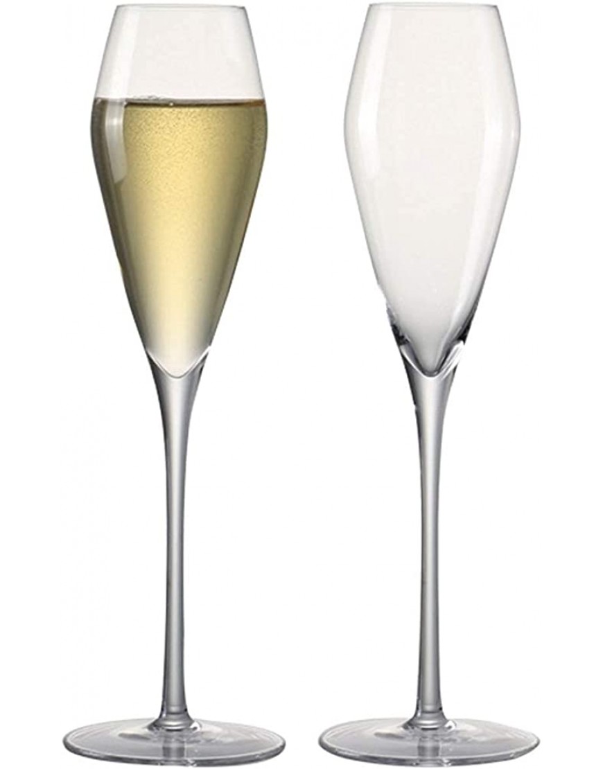 Lot de 2 verres à champagne en cristal 200 ml - BDK1NPOJY
