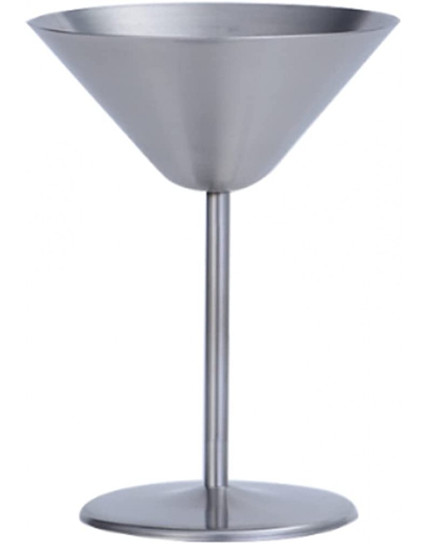 Rehomy Verre à cocktail en acier inoxydable 304 résistant à l'usure incassable avec base antidérapante verre à martini pour servir de la crème glacée des sorbets et des cocktails sable - B1DMKVLOX