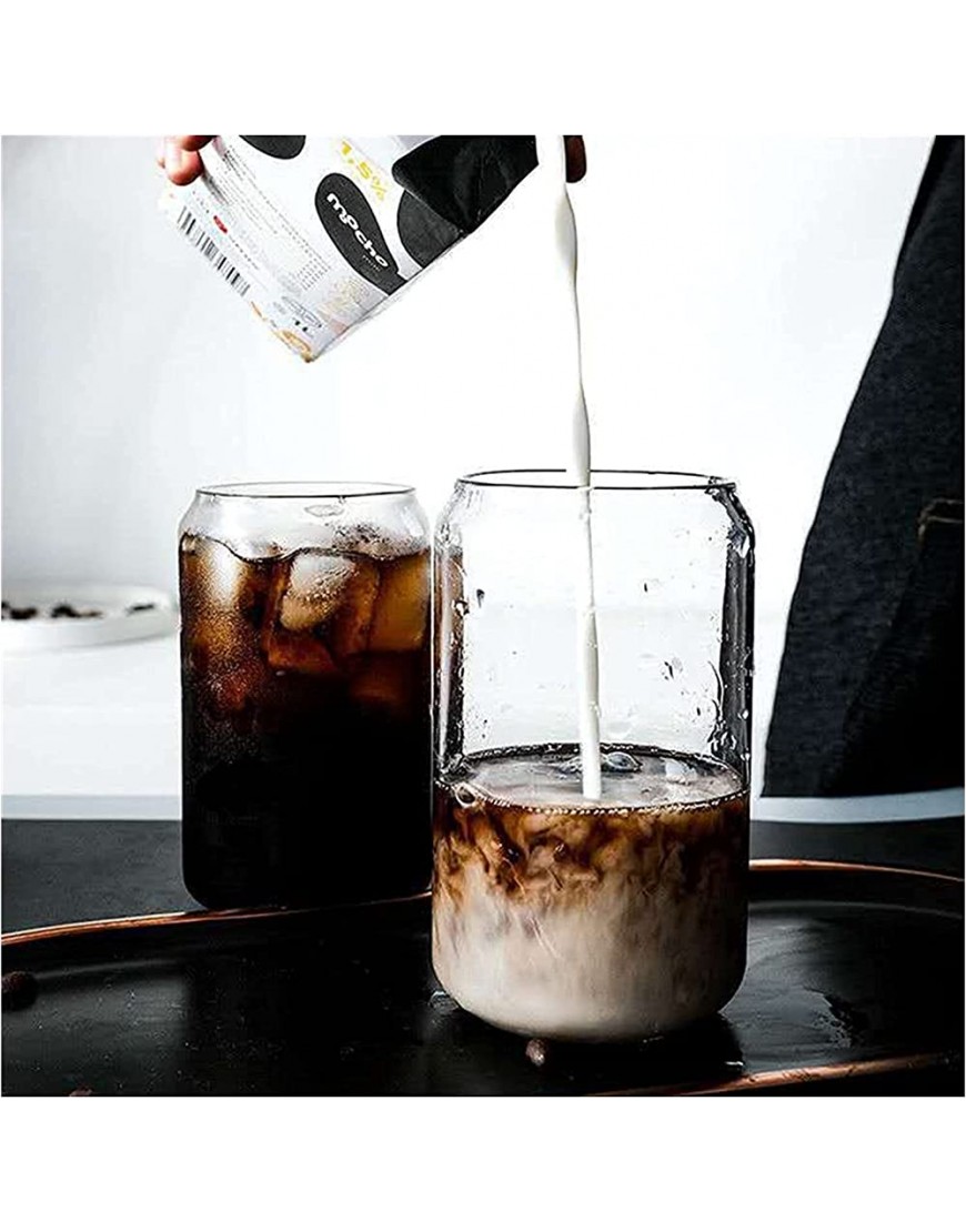 Verre à lait en plastique pour café vin thé jus de fruits verre créatif verre borosilicate durable couleur : 401 500 ml - BEMNQWDZT