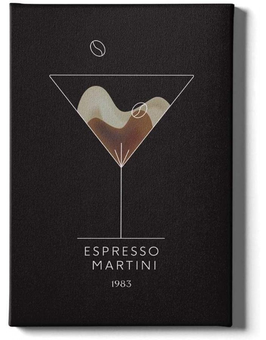 Walljar Espresso Martini Cocktail Peinture sur toile - BE6BJGHON