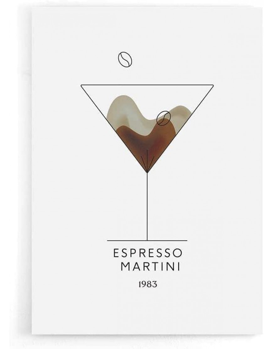 Walljar Espresso Martini Cocktail Poster - BKKEEQDAE
