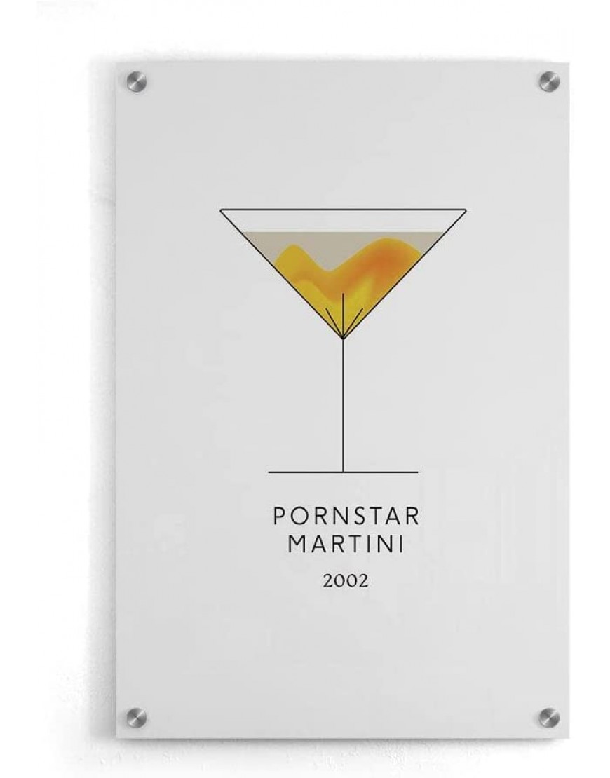 Walljar Pornstar Martini Cocktail Peinture en plexiglas - BMH61MHWE