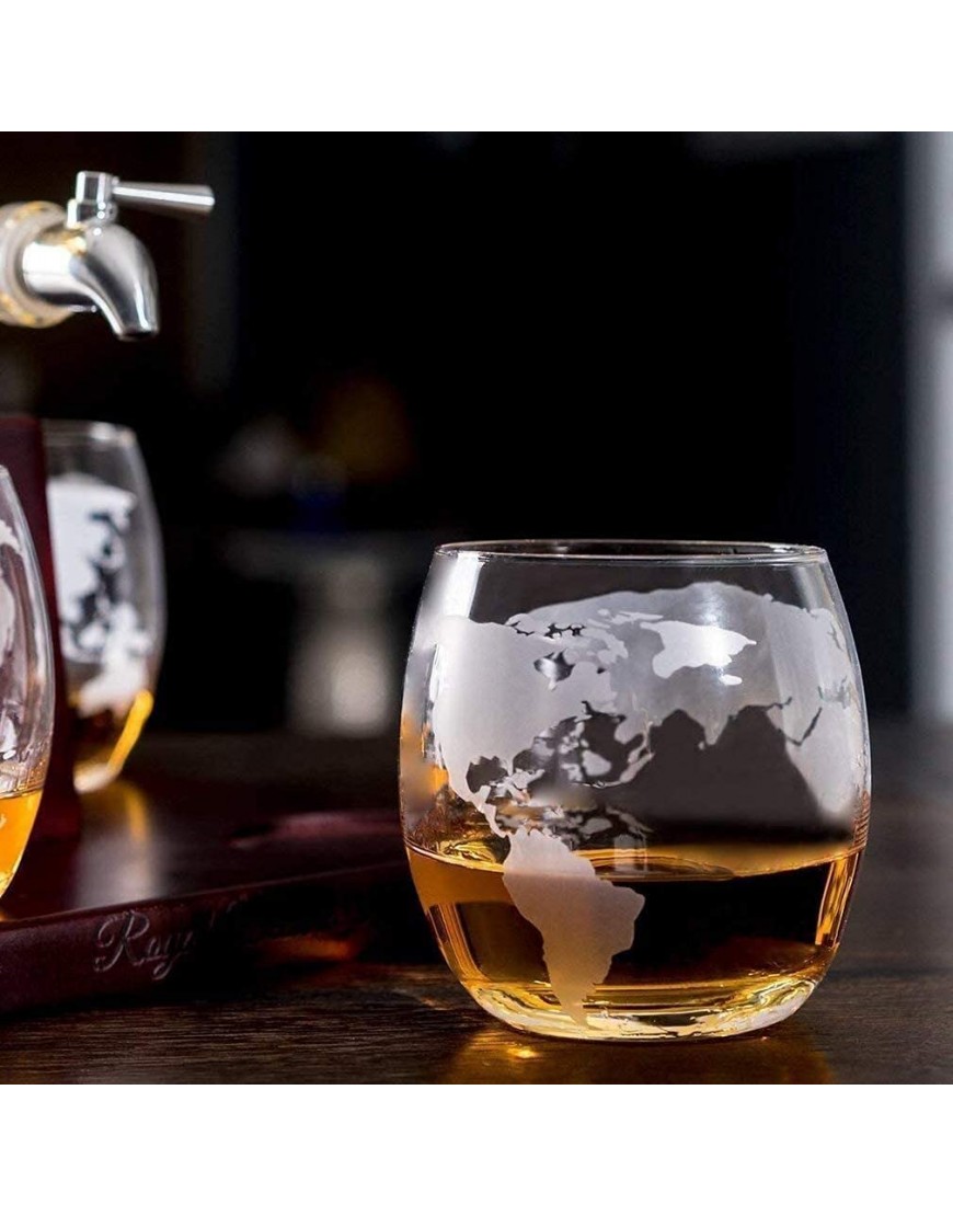 NIANXINN Decanter de Whisky sertie de 4 Verres et du Bois de Bois de chêne Distributeur d'alcool Unique for Scotch Rum et Alcool Carafe Whisky - BHA2VLQCA