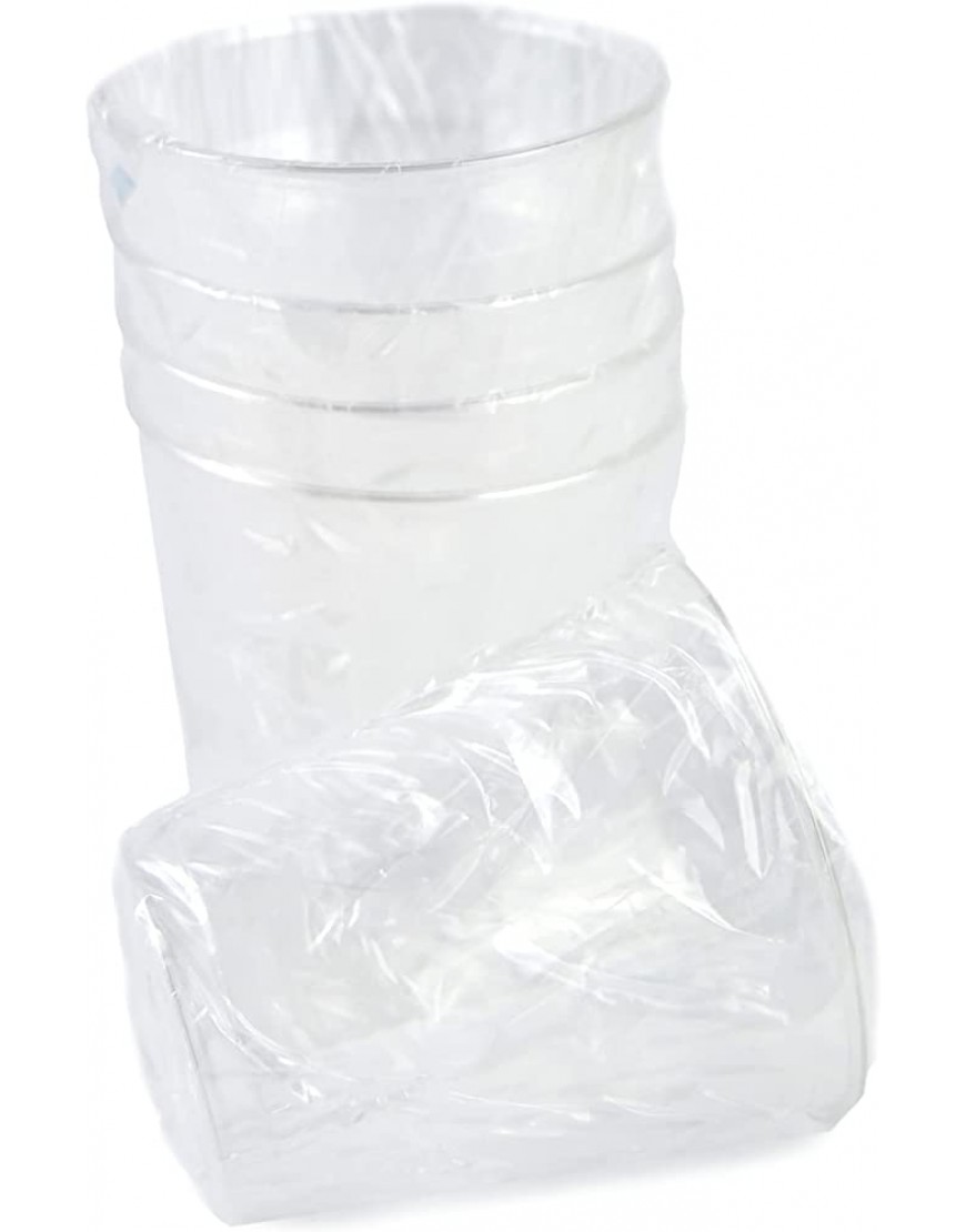 Lot de 50 verres transparents de 250 ml emballés individuellement verres idéaux pour l'eau jus et boissons pour hôtel B&B et take AWAY - BQ34DULSX
