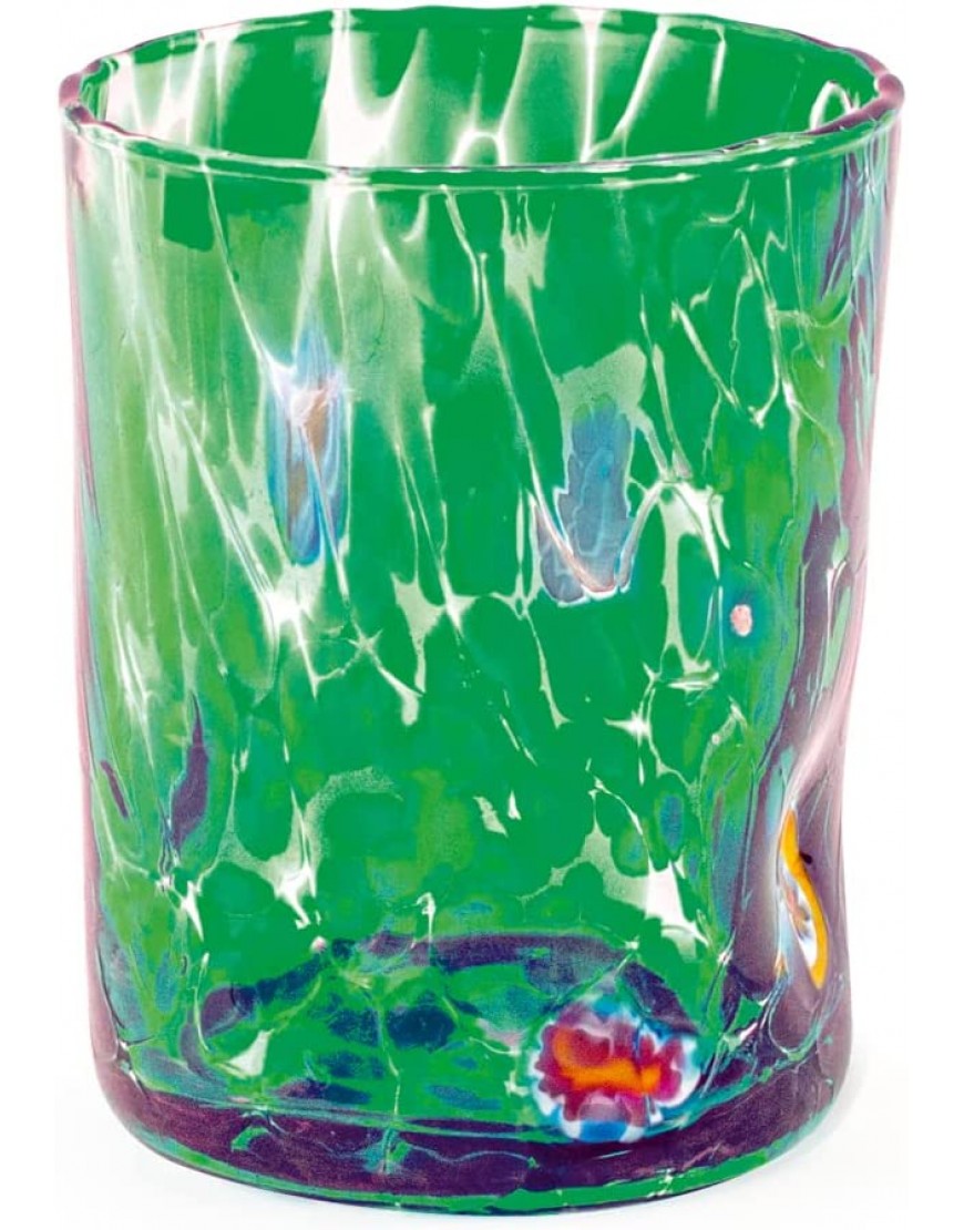 H&h veneziano set 6 bicchieri in vetro multicolore cl 32 - BA391DVHR