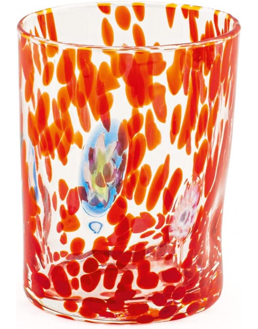 H&h veneziano set 6 bicchieri in vetro multicolore cl 32 - BA391DVHR