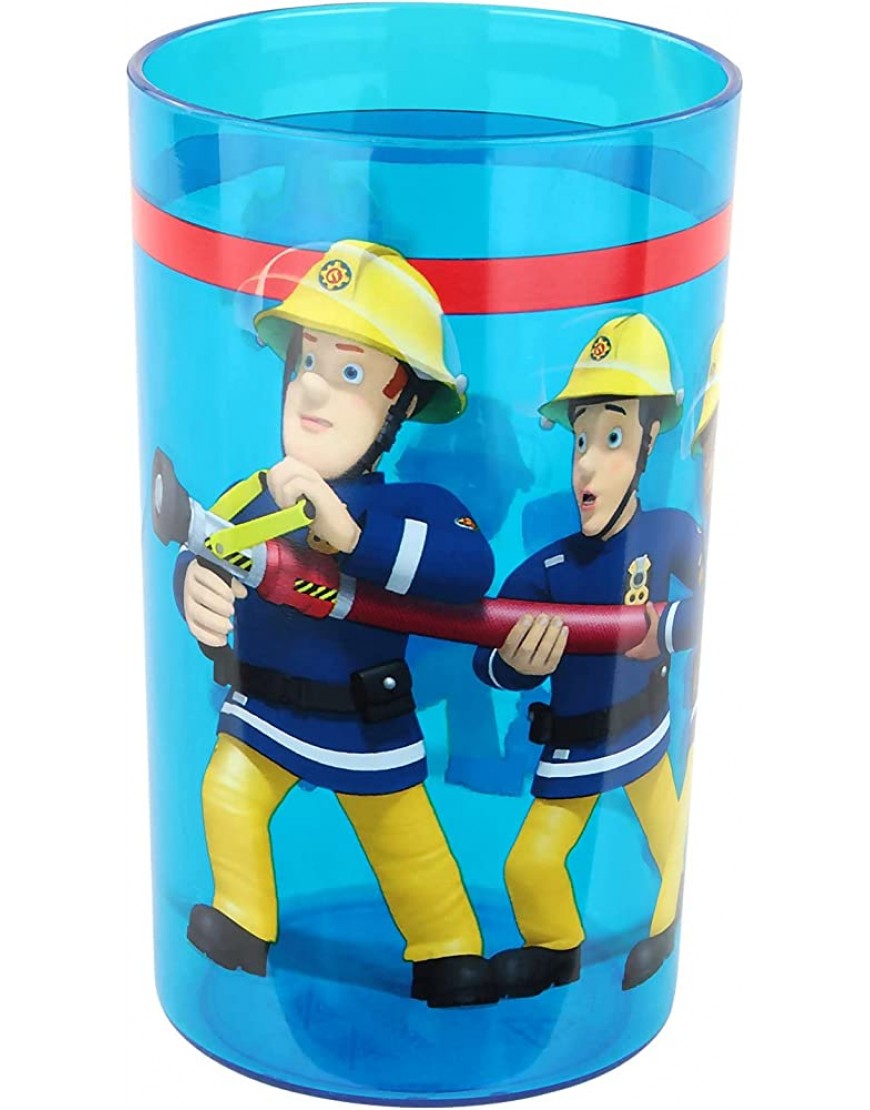 P:os 27117 – Verre à boire au design tendance Sam du pompier pour garçons et filles – Capacité : env. 200 ml - BV62HKGYK