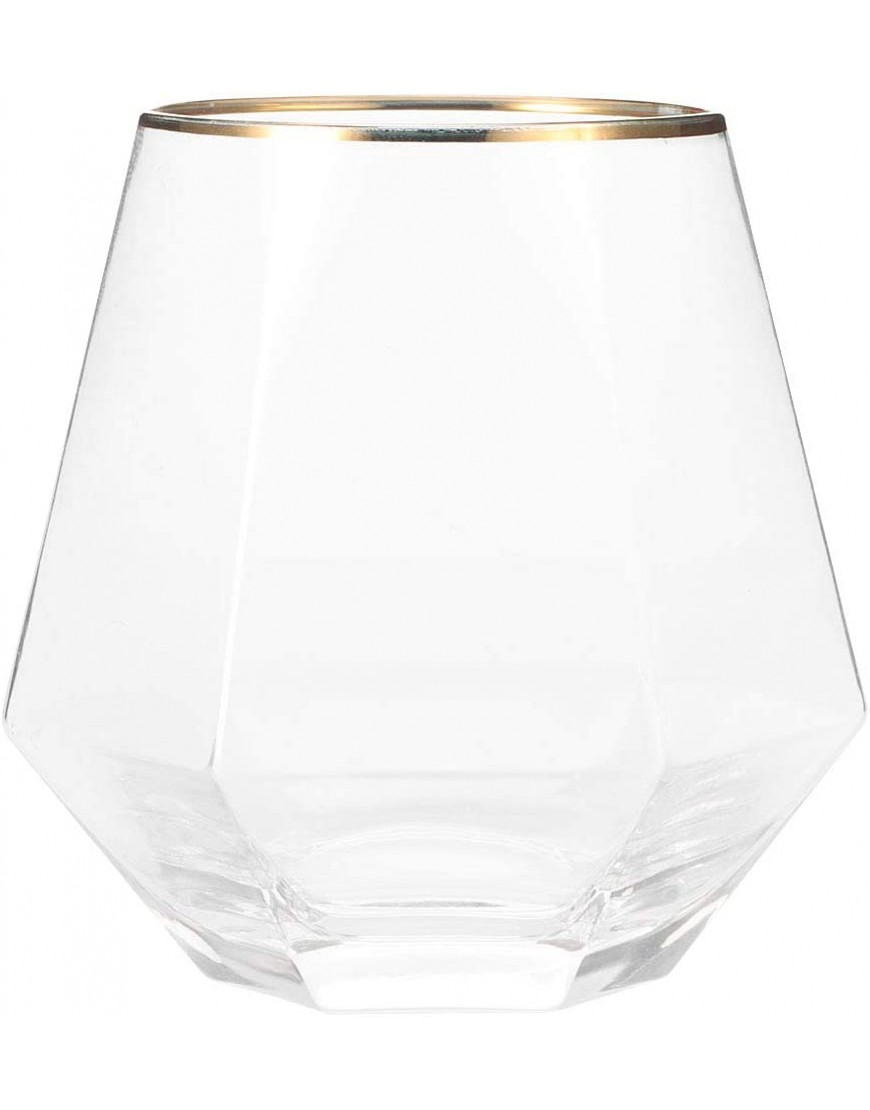 KUIKUI Tasse à whisky tasse à vin de forme hexagonale unique tasse à bière de 260 ml pour bar à la maison - BJQ7KBOXQ