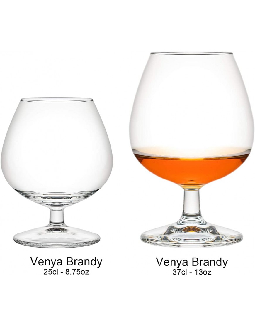 Libbey Verre à apéritif Venya Brandy 370 ml 37 cl 6 pièces Verre à cognac Passe au lave-vaisselle Haute qualité - B5K21EAEQ