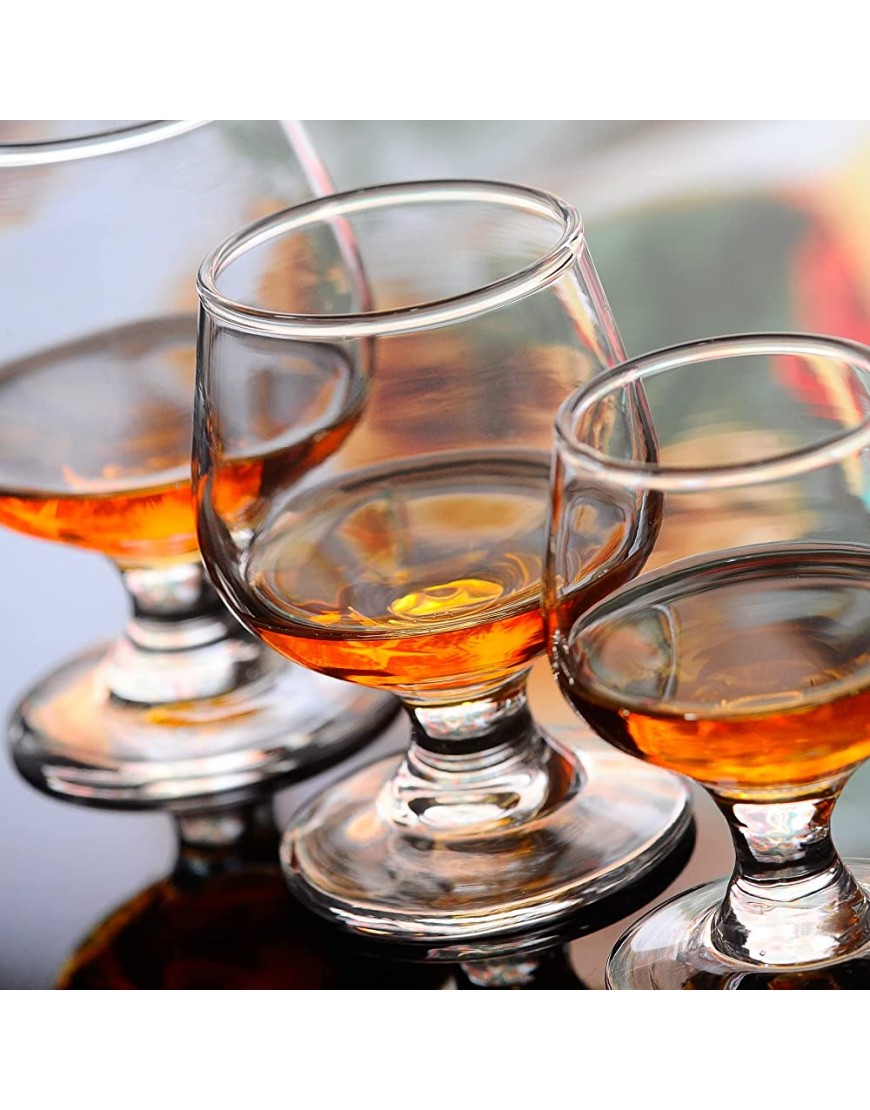 Lot de 6 verres à liqueur transparents de 150 ml Parfaits pour la dégustation de brandy snifters - B18V3WAWU