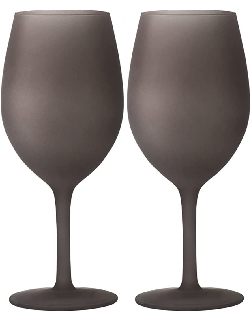 Brunner 0830184N.C02 Lot de 2 verres incassables Wineglass Brownsatin 60 Cl Marron - B2A4KUCIY