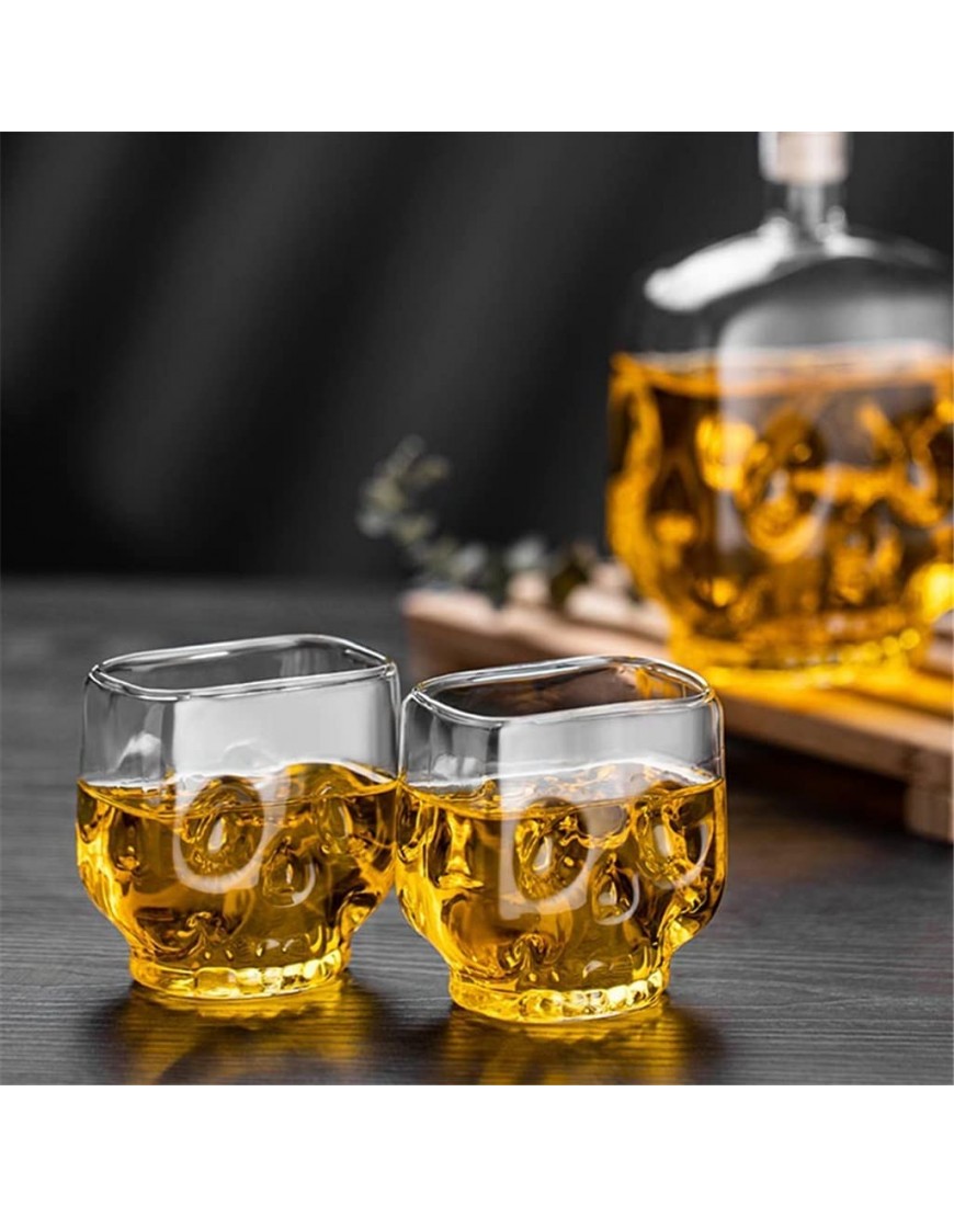 LIUZH Borosilicate Verre Whisky Whisky Boire Bouteille Shot Bouteille Halloween Party Drinkware Disantre Bottle Color : A Size : Glass bottle - B886WVDHE