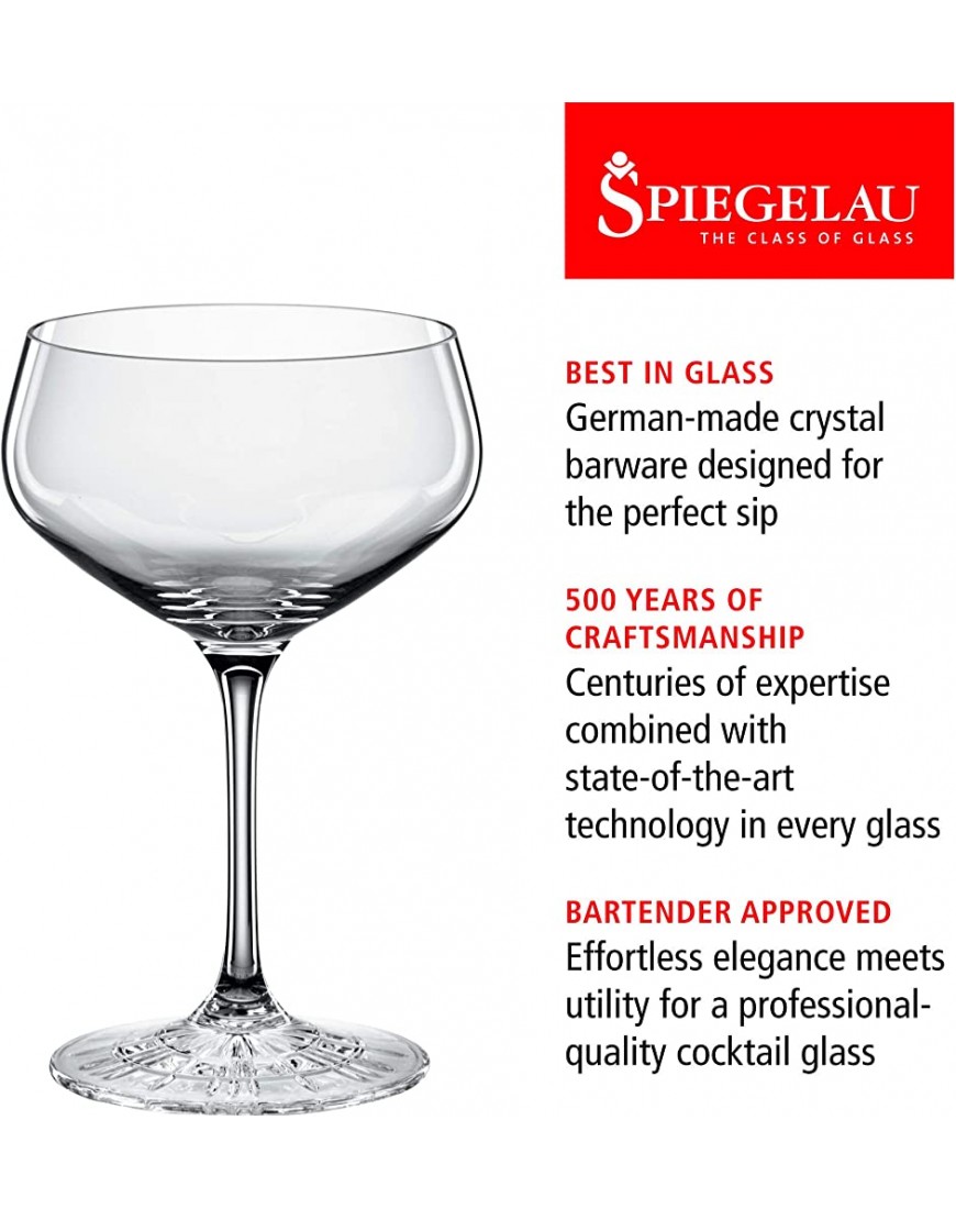 Spiegelau & Nachtmann Verre en Cristal Perfect Serve Verre Transparent 14 x 9.1 x 9.1 cm - BENAQDGLW