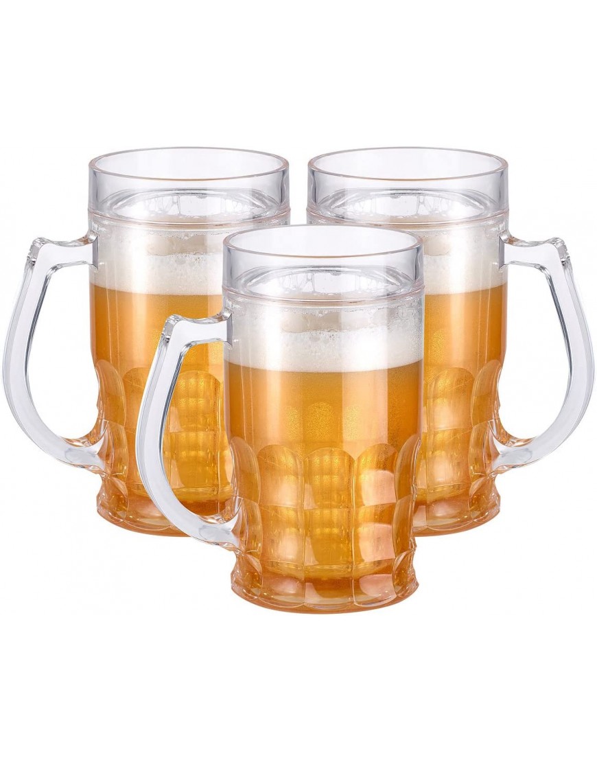 3 chopes de bière rafraîchissantes à double paroi 0,3 litre [Rosenstein & Söhne] - BV8EKLXZY