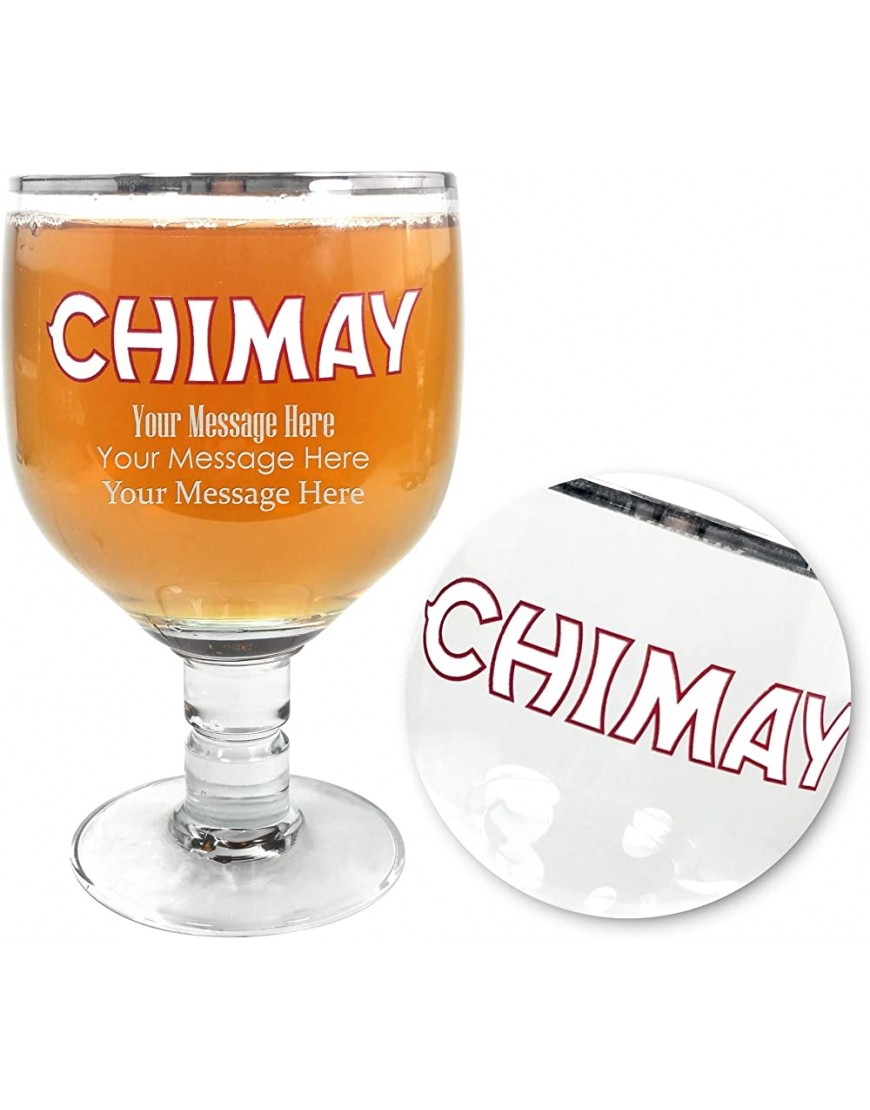 Chimay Verre à bière belge personnalisable et gravé 33 cl - B15N5LKCK