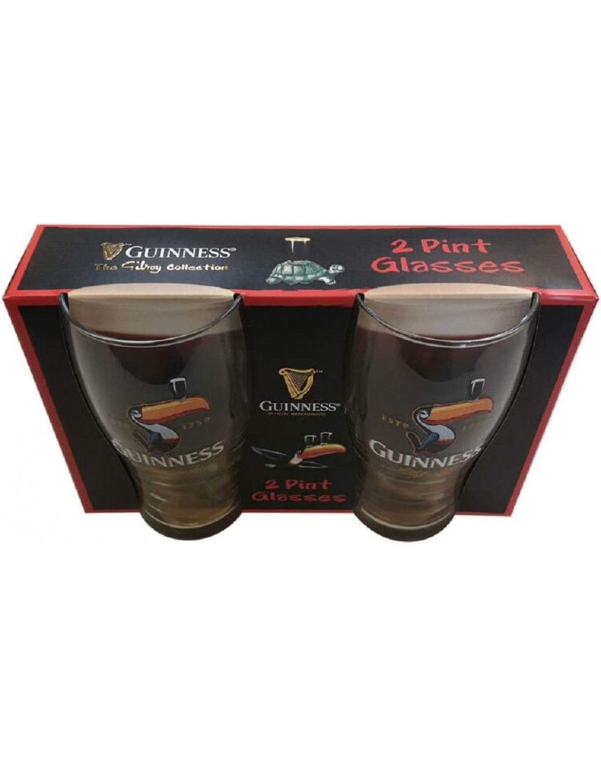Coffret 2 verres Pint Guinness Toucan - B2JKBUYBH