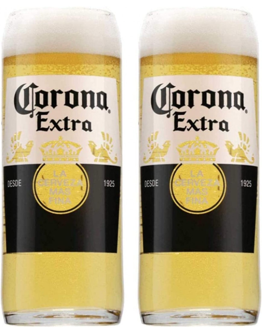 Corona Lot de 2 verres à bière - B36N2GPBC