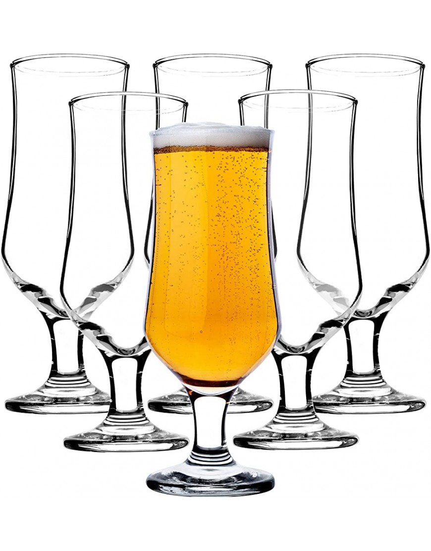 KADAX Lot de 6 verres à bière en verre de qualité supérieure 360 ml Verres à eau boisson cocktail boissons Passe au lave-vaisselle - B71VKTHBU