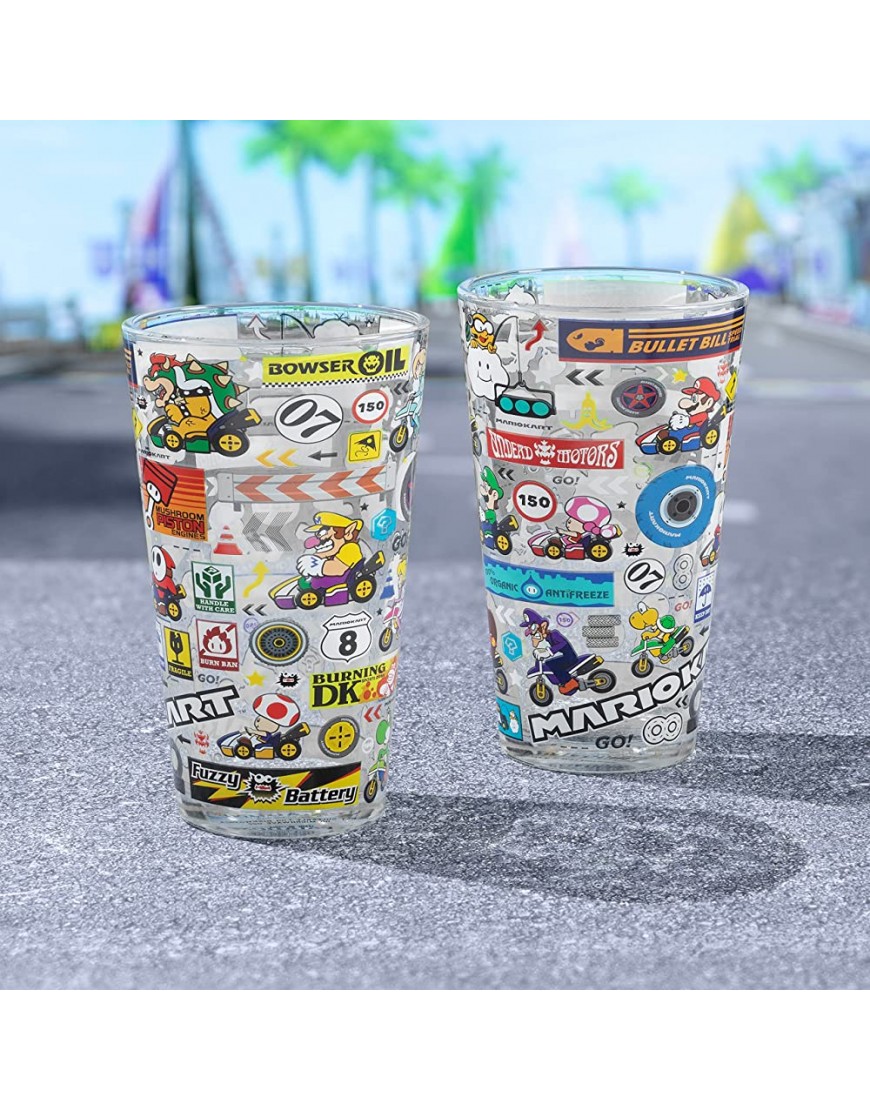 Paladone Mario Kart Drinking Glass - BDEJEVZEM