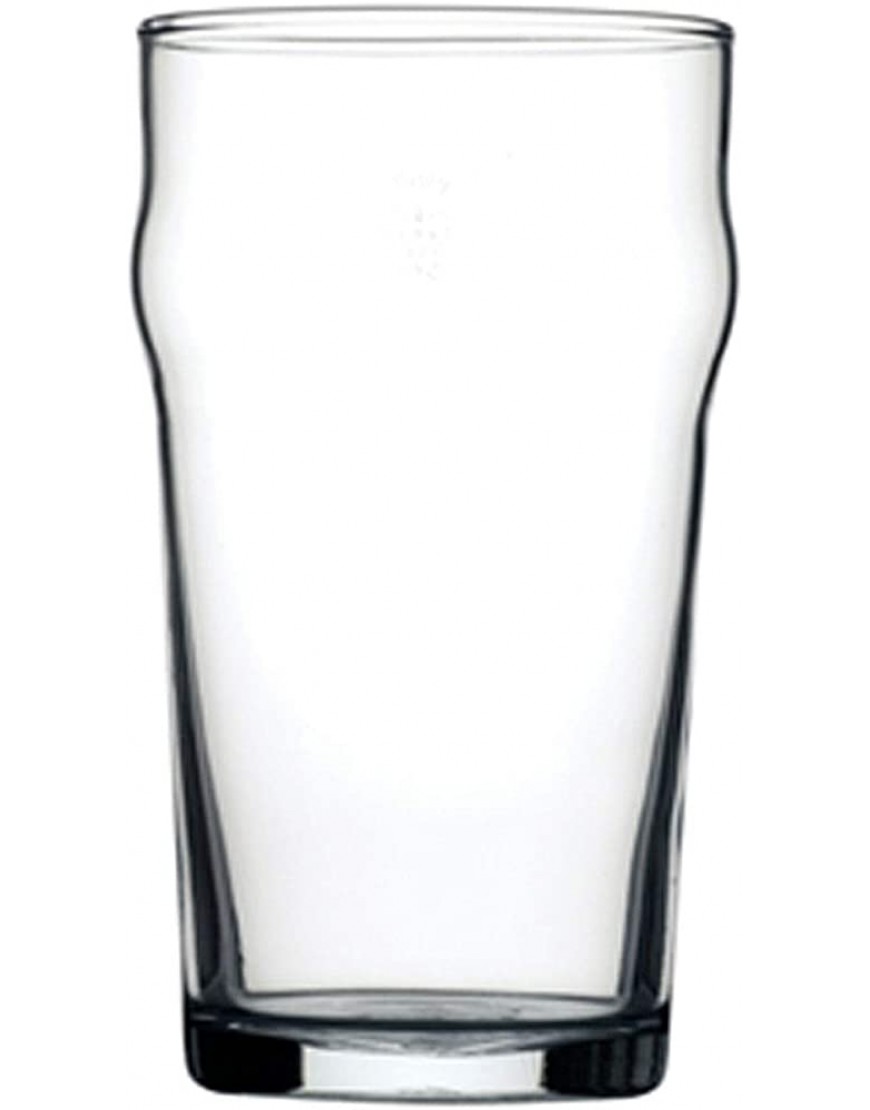 Rekean Authentique Verre à Bière Pinte sans Pied empilable de Marque modèle Nonic Original 57 cl Lot de 6 - BDNQ9ICPK
