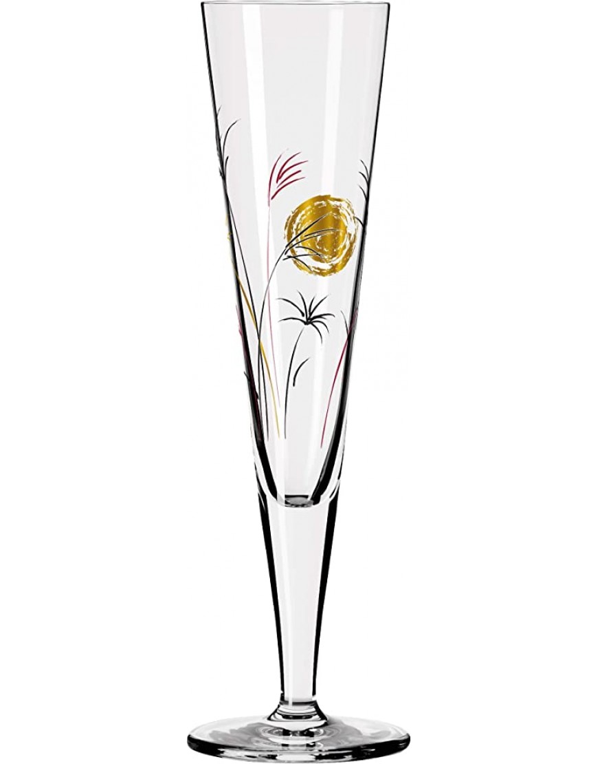 Ritzenhoff 1071013 Verre à Champagne 200 ml – Série Goldnacht n°13 – Bijou élégant avec or véritable – Fabriqué en Allemagne - BBWDMRQEG