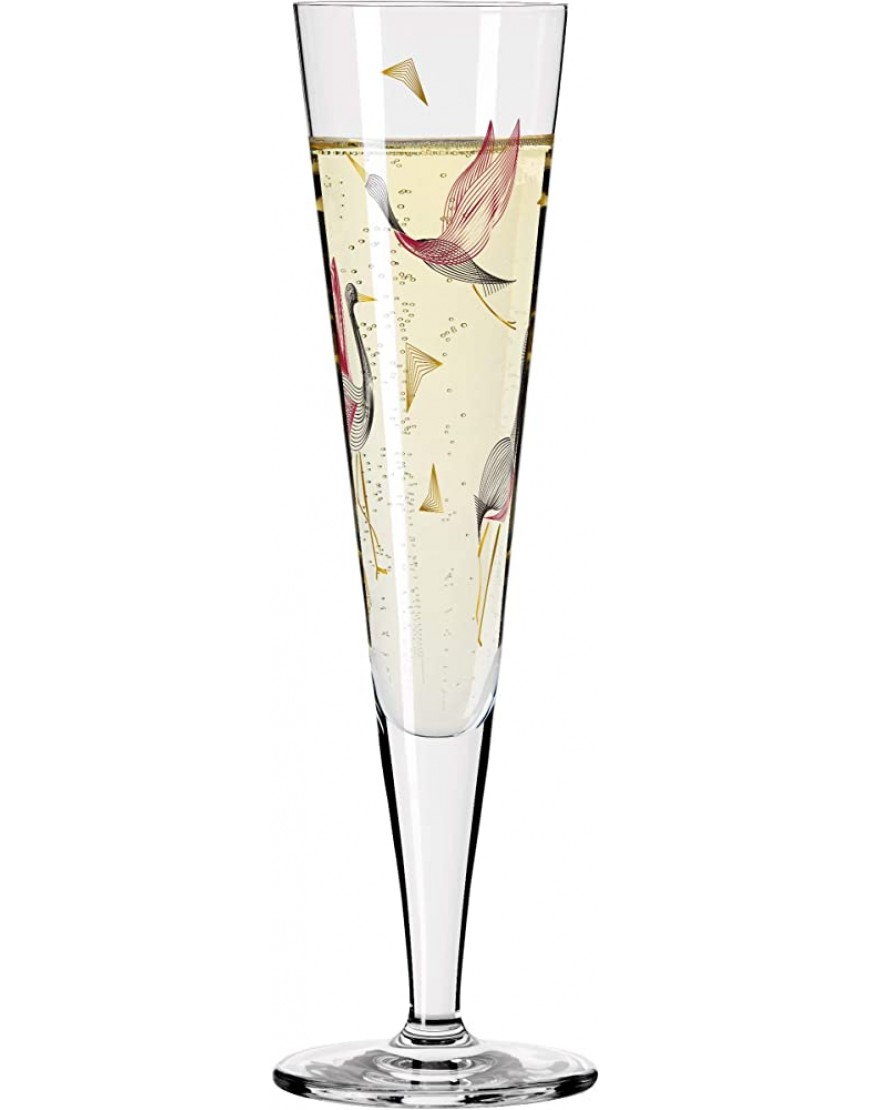 RITZENHOFF 1071015 Goldnacht #15 Verre à Champagne Verre 205 milliliters Multicolore - BJ39VGZXB