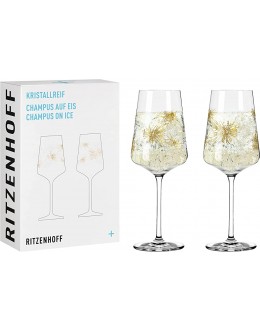 Ritzenhoff 60810011 Lot de 2 verres à champagne en verre 400 millilitres - B9H1EYZAU