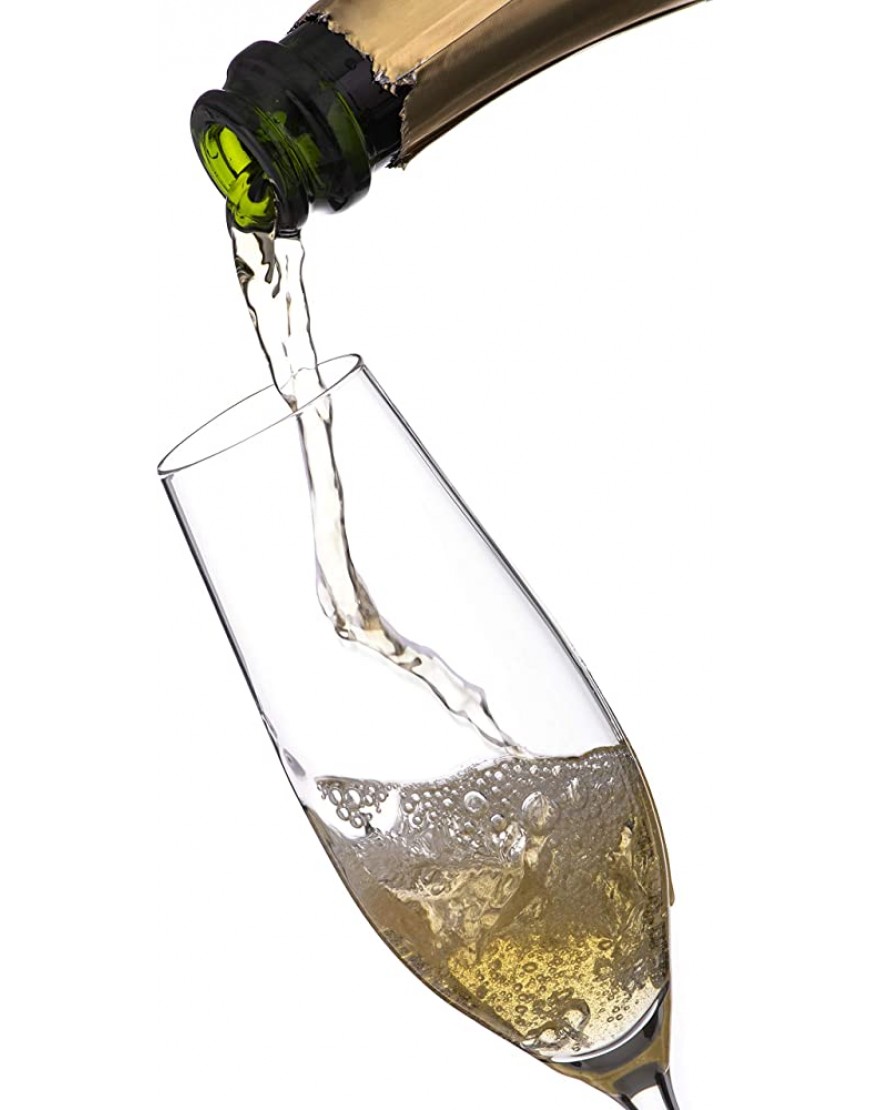 Rona Select Lot de 6 flûtes à champagne en cristal « Celebration » - B982MYNSJ