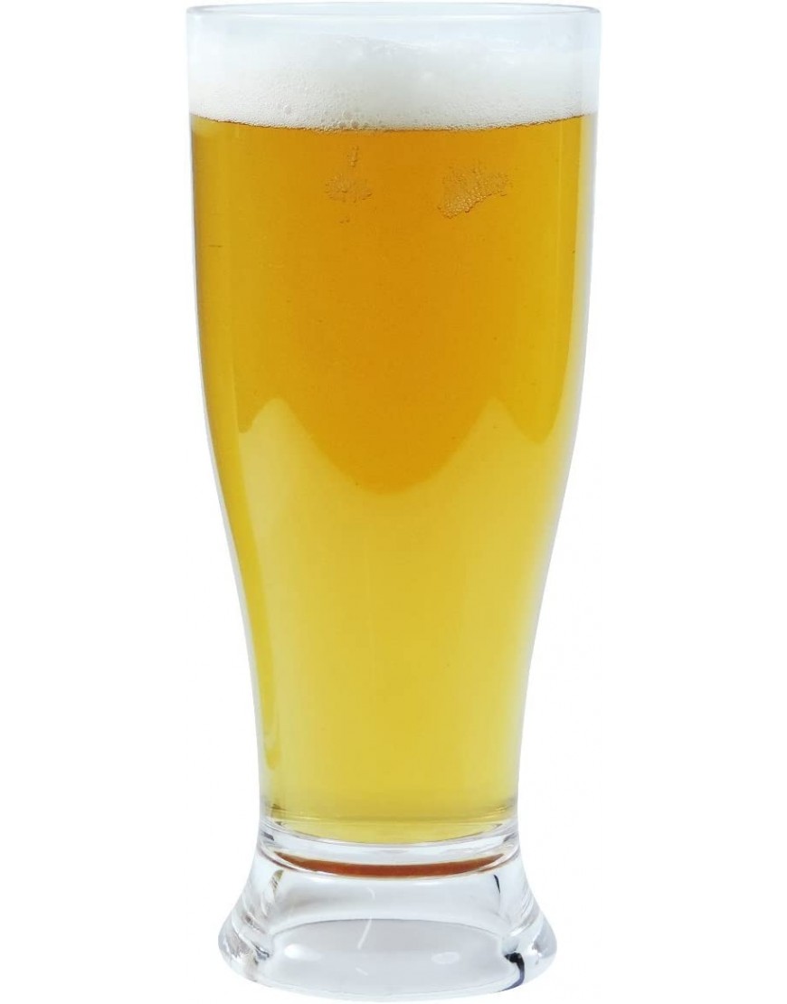 mikken Verre à bière en Plastique Transparent 350 ML - B6VJQXHIV