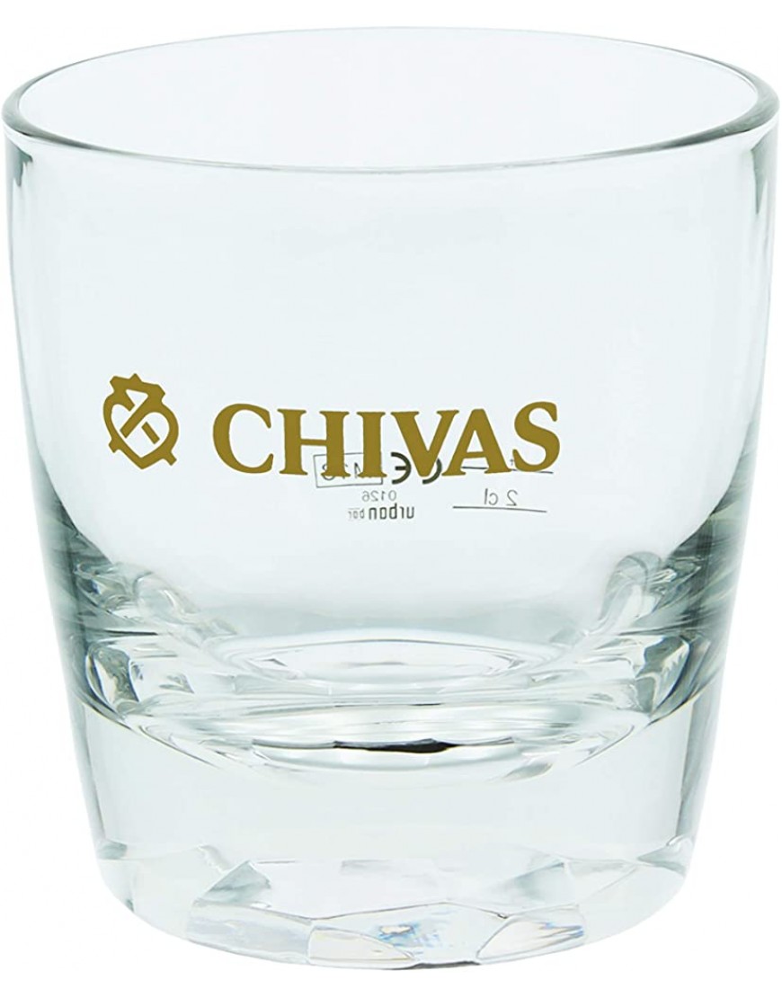 Chivas 90234100 Verre à Whisky avec Logo et Inscription en Verre à Whisky 300 ML - BB75HSWCR