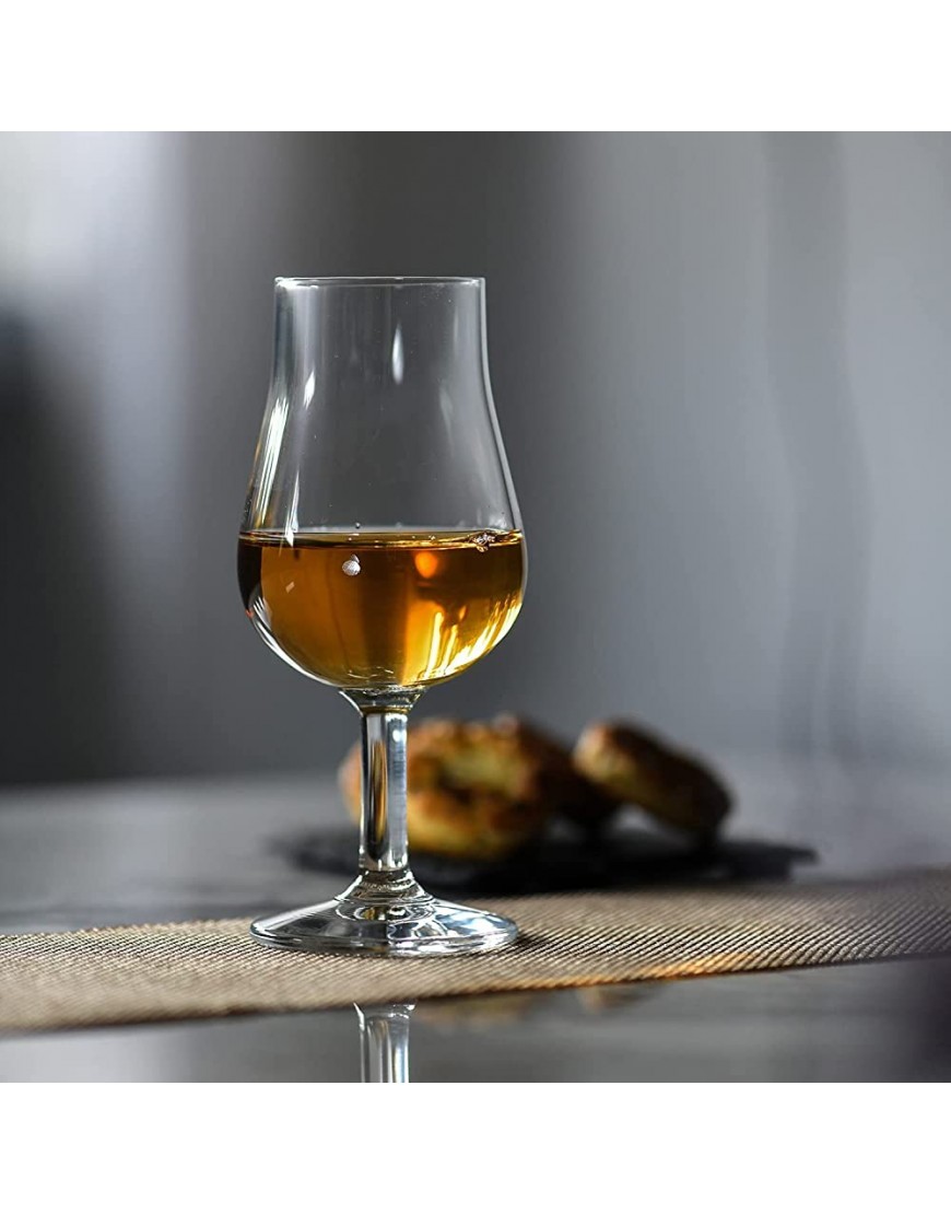 Verres de Test de Whisky | Lot de 6 | 100 ML | Collection Epicure | Parfait la Maison Les Restaurants Les fêtes - BHQKVXZDE