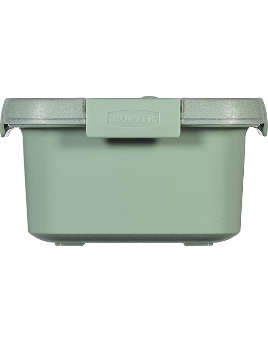 CURVER 249947 Boîte de Conservation Lunch Box Carree 1,1L avec Couverts-Recycle Smart ECO Line - B6D2WMNAM