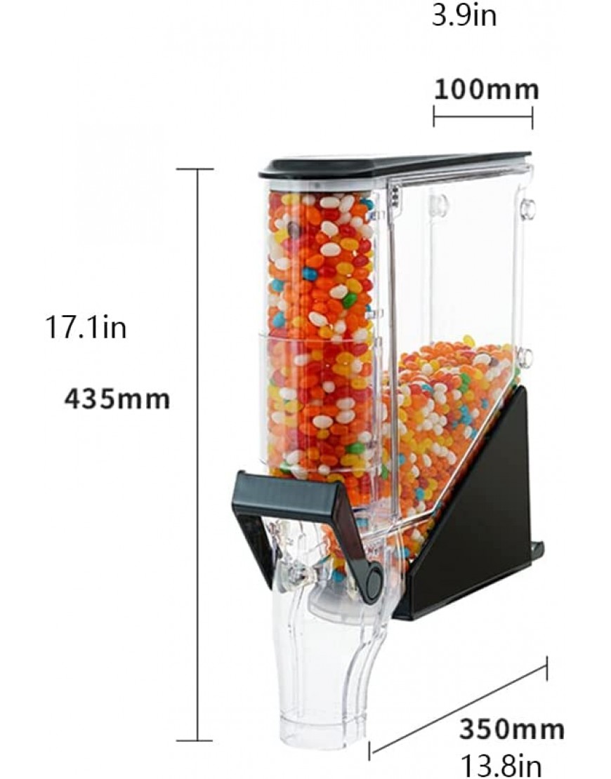 FMOPQ The Transparent Thickened Oatmeal Dispenser is Reinforced and Durable Size: 100435350 154570350 cm A - B6M64JCYK
