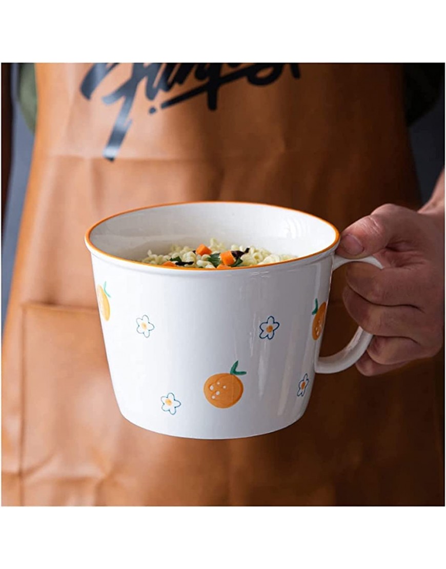 KAOROU Noodle Cup Bowl Ins Fruit Style with Cover Box Student Worker Lunch Box Instant Soup Dinner Noodle Bowl Color : A Size : One Size zhaoyuefa Color : A Size : One Size - BWAHQNIPJ