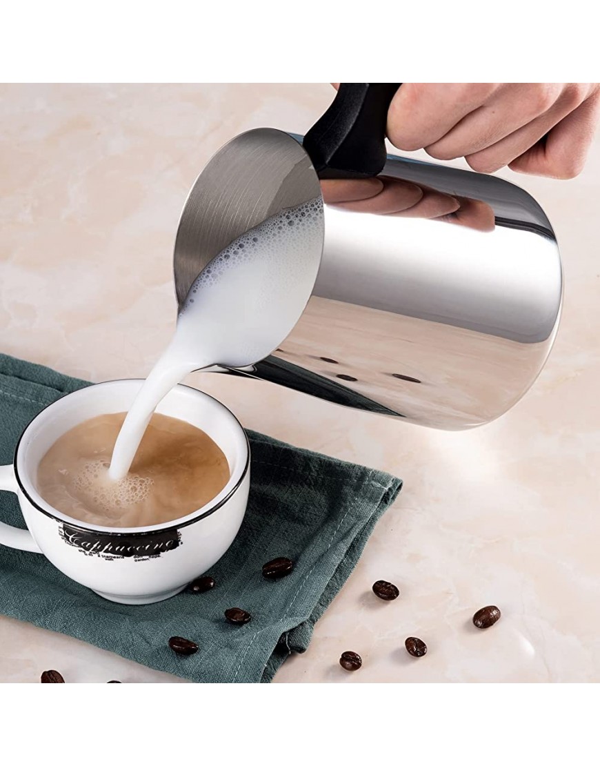 HNSYYUEYOU Pot d'artisanat en Acier Inoxydable Pot Espresso Craft Craft Crème Crème Coupe Coupe Milth Café Pot 32oz 900ml Color : A - B93KWGCLM