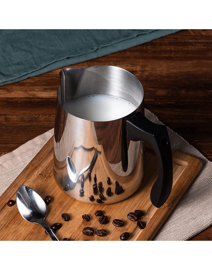 HNSYYUEYOU Pot d'artisanat en Acier Inoxydable Pot Espresso Craft Craft Crème Crème Coupe Coupe Milth Café Pot 32oz 900ml Color : A - B93KWGCLM