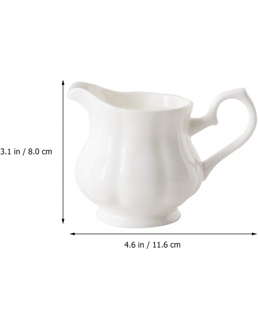 Cabilock Pot à lait en céramique Style européen En porcelaine Avec poignée 230 ml - BJ115CMYT