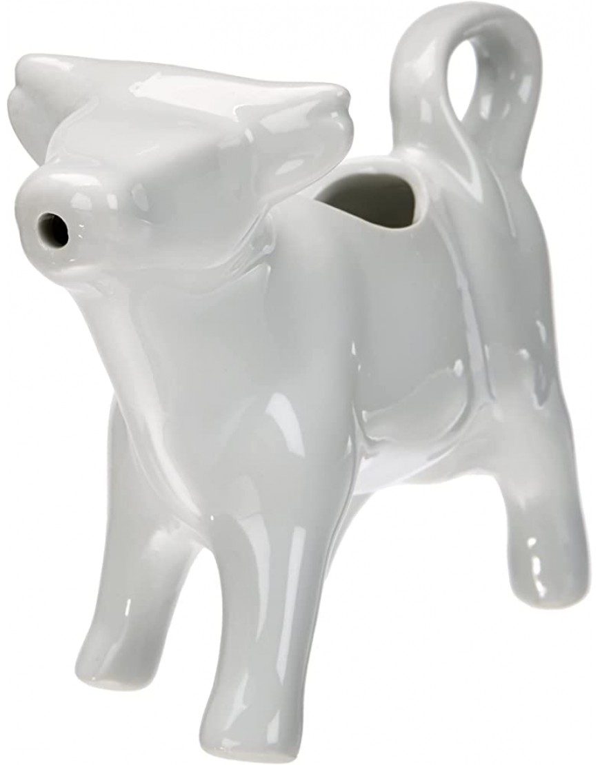 Cilio Pot à Lait en Forme de Vache 125 ML Porcelaine Blanc - BM1WHEMVW