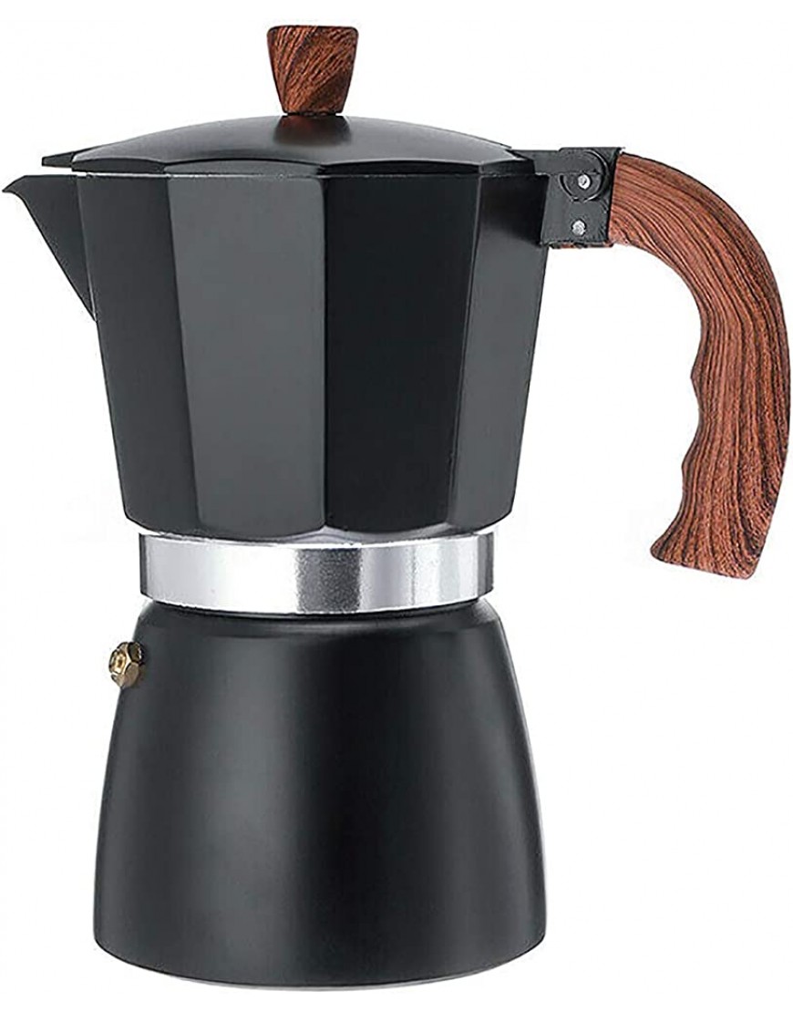 AEUWIER 150ml European Classic Aluminum Coffee Pot Espresso Coffee Maker Pot for home office - BV416LRWI