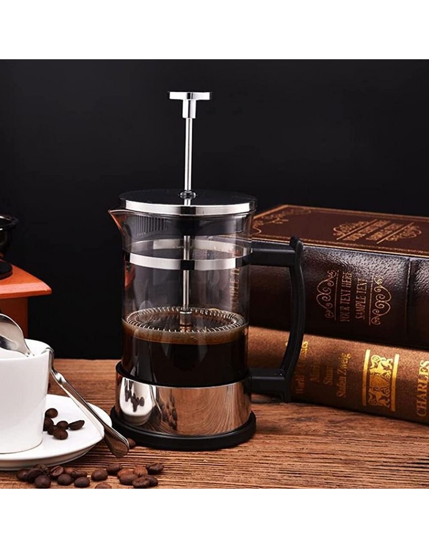 Cafetière à café à la main de 350 ml bouilloire à café résistante à la chaleur avec conception de filtration à double couche pour café de bureau à domicile - B5431XYYZ